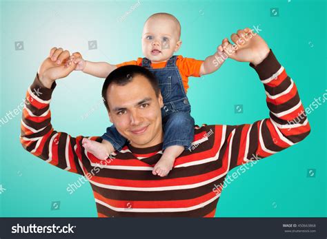 Happy Young Man Holding Baby Stock Photo 450663868 Shutterstock