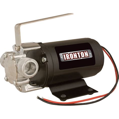 Ironton 12 Volt Battery Utility Transfer Pump — 150 Gph 58in Ports