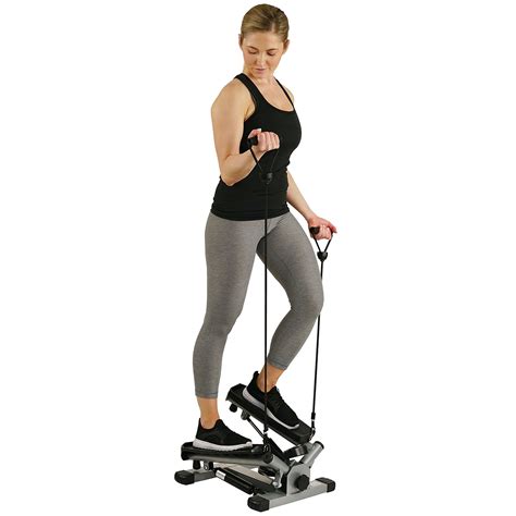 Sunny Health And Fitness Twist Stair Stepper Machine With Resistance