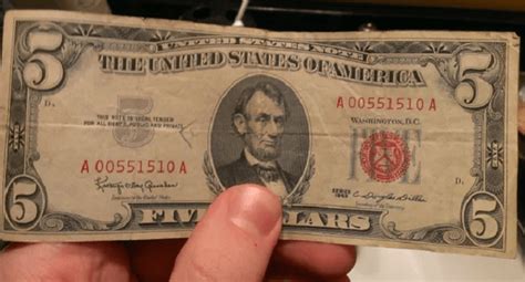 Discovering Of A 1963 5 Dollar Bill Value