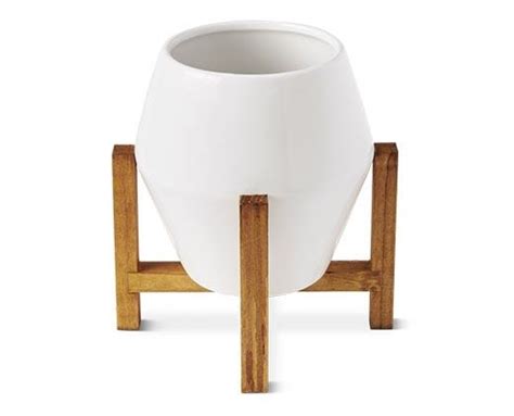 Belavi Ceramic Planter On Stand Aldi Usa Specials Archive