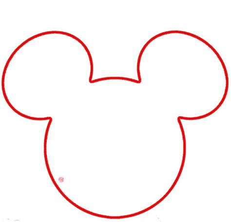 Printable Mickey Mouse Head Pattern Free Printable Download