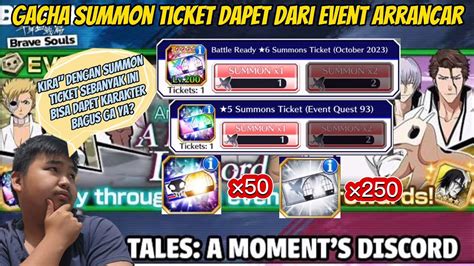 Bleach Brave Souls Gacha Summon Ticket Yang Gua Dapet Dari Event