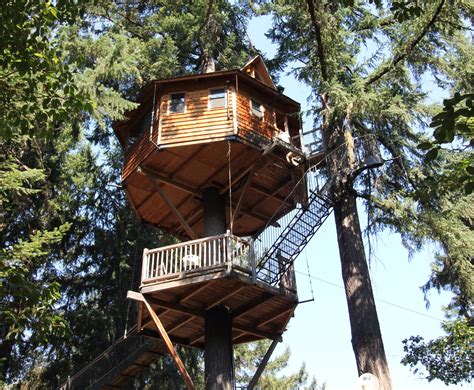 Dormir Durante La Noche En Oregon S Finest Treehouse Resort Lima