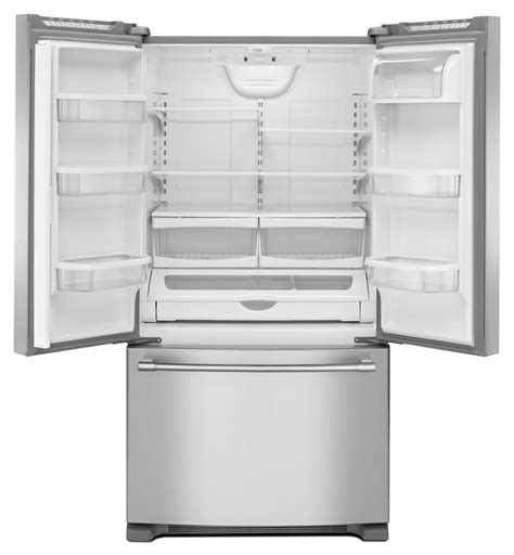 Maytag 22 Cu Ft Stainless French Door Refrigerator Mff2258fez