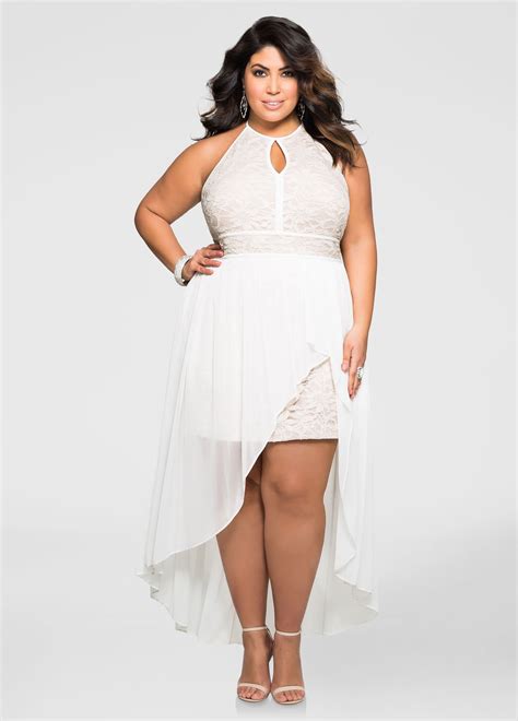 Metallic Lace Special Occasion Dress Ashley Stewart Plus Size Cocktail Dresses Evening