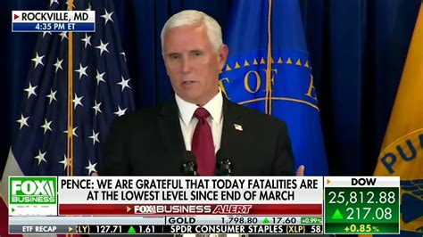 Vice President Mike Pence Says We Are In A Strong Position Youtube