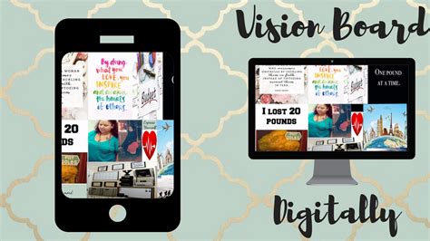 How To Create A Digital Vision Board Youtube