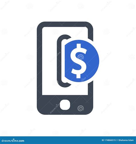 Mobile Banking Icon Stock Vector Illustration Of Check 174866515