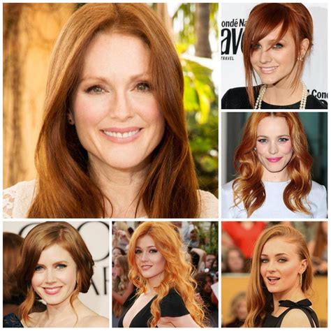 Celebrities With Ginger Hair Spring Hairstyles Hair