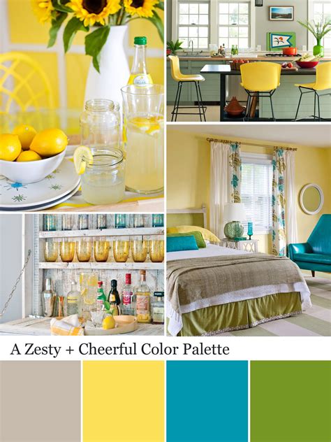 Colors We Love: Lemon Zest | Color palette yellow, Kitchen colour schemes, Room color schemes