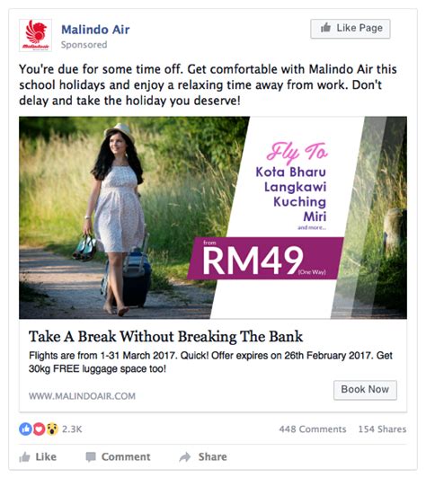 Flight arrival and departure times, airport delays and airport information. How To Improve Lead Acquisition On Facebook Ads- Malindo Air