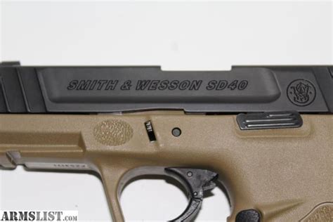Armslist For Sale New Smith And Wesson Sd40 Flat Dark Earth 40 Sandw