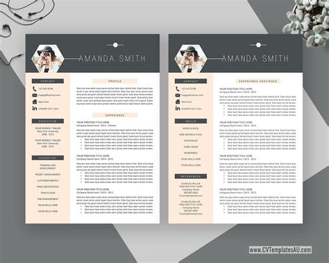 Australia immigration process is a legal process that allows the applicants to apply for australia visa. Modern CV Template for Microsoft Word, Cover Letter ...