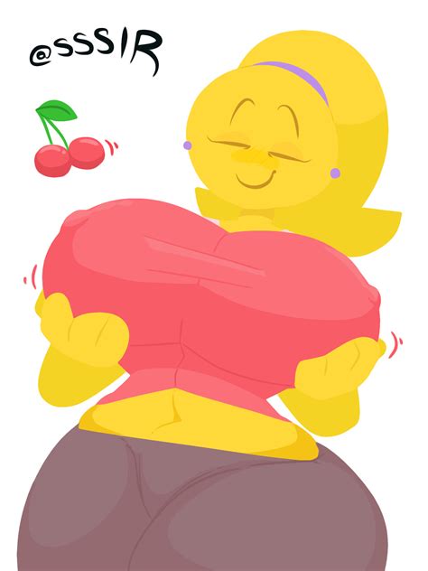 Rule 34 Anthro Belly Button Big Breasts Breast Support Breasts Cherries Cherry Earrings Emoji