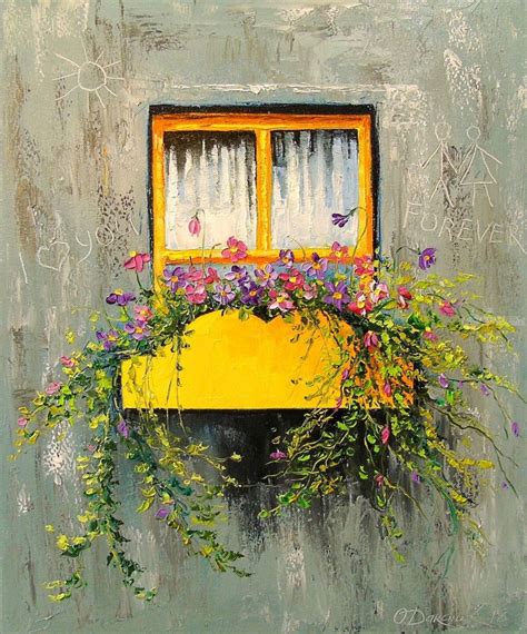 Old Window Paintings By Olha Darchuk