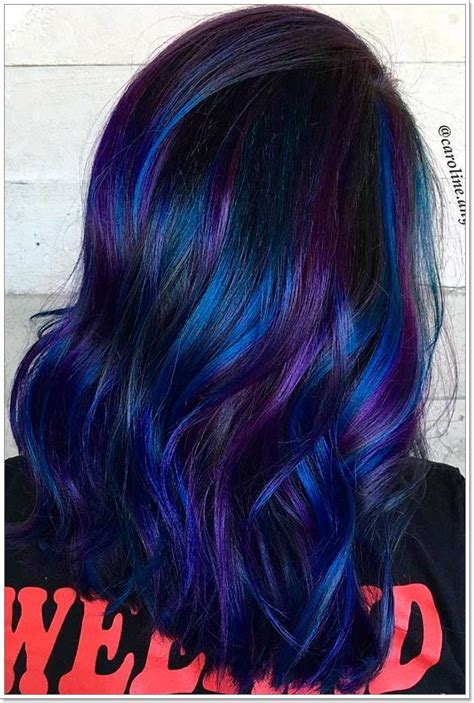 115 Extraordinary Variations Of Blue And Purple Hair For You