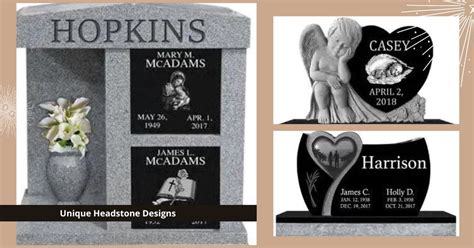 9 Unique Headstone Designs That Will Inspire You