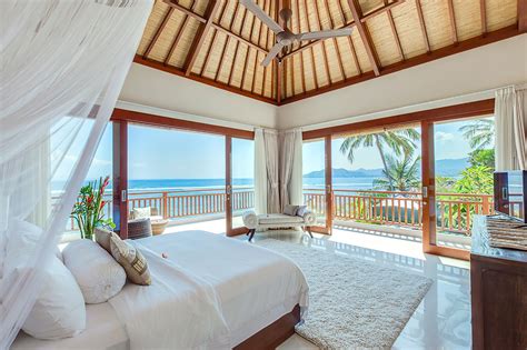 Villa Tirta Nila Views From Oceanfront Master Bedroom In 2019 Beach