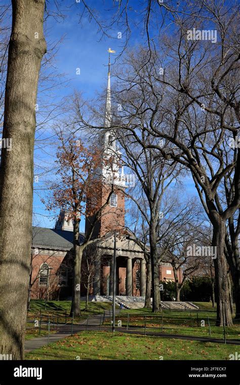 Memorial Church Of Harvard University In Harvard Yardharvard