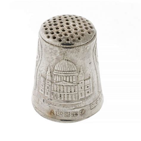 Hallmarked Silver Thimble 431g Width Sewing Thimbles