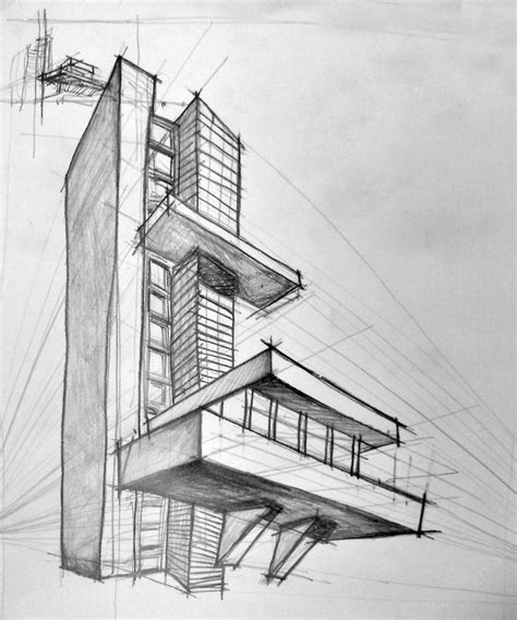 Best Simple Building Sketches And Drawings With Creative Ideas Sketch