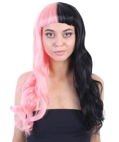 Melanie Two Tone Pink And Black Wig Goods By Bc