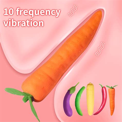 Vegetables G Spot Simulation Masturbator Sex Vibrator
