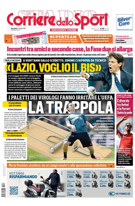 Le Prime Pagine Dei Quotidiani Sportivi In Edicola Oggi Calcio Lecce