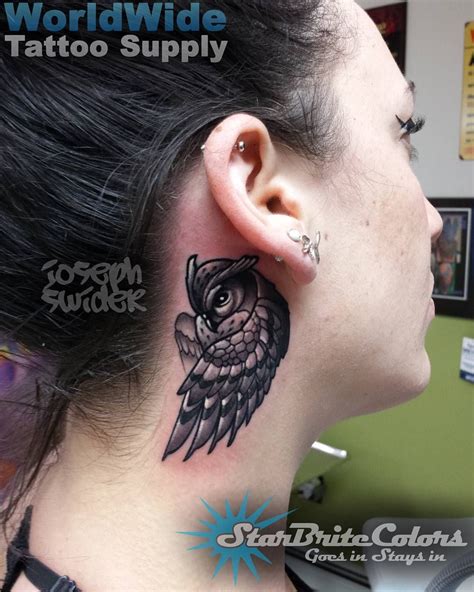 Owl Tattoo Designs Neck Karon Fincher