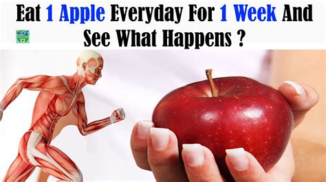 Eat 1 Apple Everyday For 1 Week And See What Happens Youtube