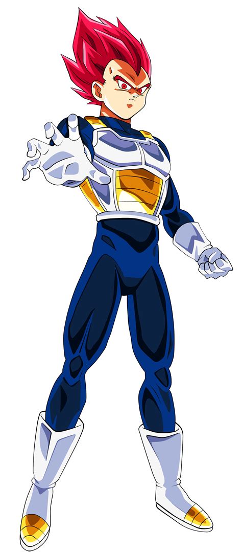 Vegeta Super Saiyan God By Crismarshall On Deviantart Dragon Ball