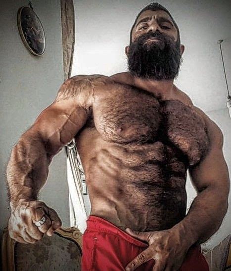 pin by gagabowie on bear muscle beard muscle muscle men men s muscle