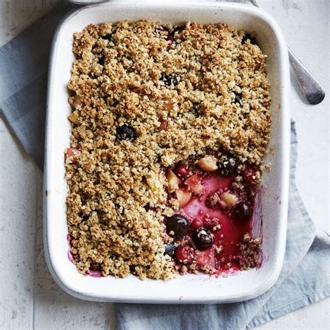 You can use either salted or unsalted butter for this recipe. Berry and Apple Crumble | Low-calorie Dessert Recipe ...