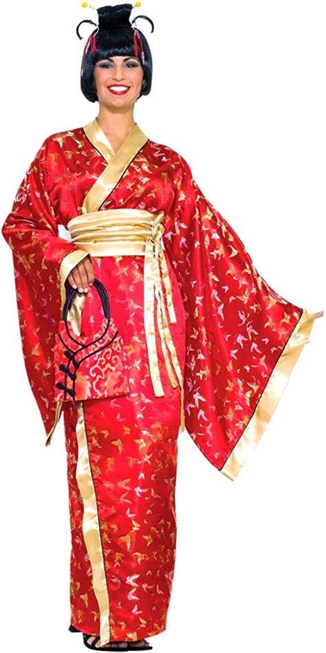 Madame Butterfly Geisha Costume Plus Size Fancy Dress Uk Clothing