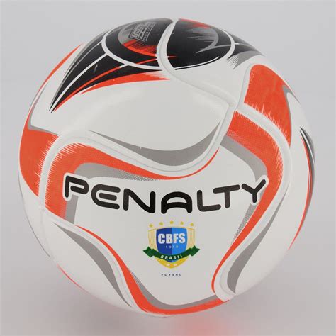 Bola Penalty Max 100 X Futsal Branca E Laranja Futfanatics