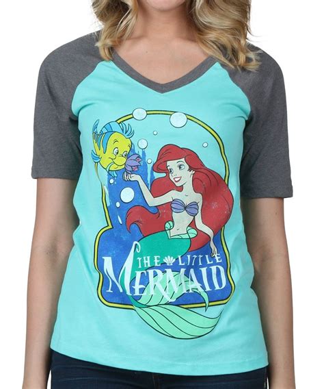Womens Ariel Classic Color T Shirt Womens Disney Shirts Disney Princess Shirts Little