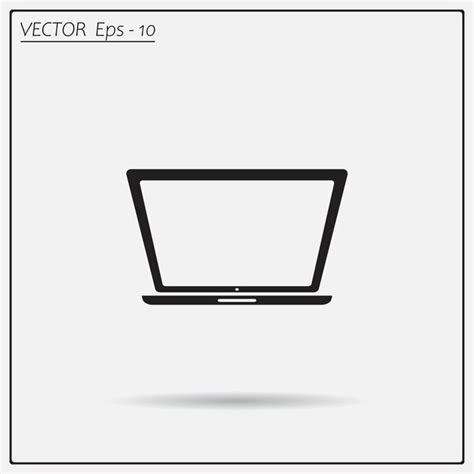 Premium Vector Vector Laptop Icon