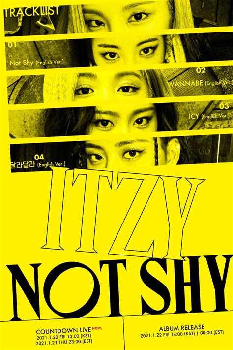 Itzys Exciting Teaser Poster For Not Shy