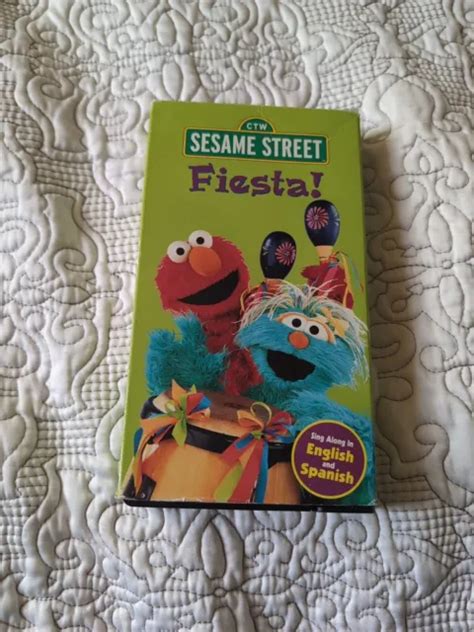 Sesame Street Fiesta Kids Guide To Life Vhs 1998 English And Spanish