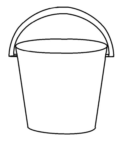 Bucket Picture Coloring Pages Best Place To Color Bucket Filler