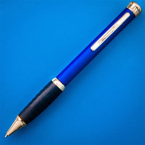 Pen Savings Executive Metal Ballpoint Pen Blue And Gold