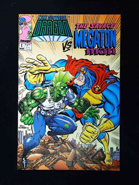 Savage Dragon Vs Savage Megaton Man 1 Image Comics 1993 Nm Savage