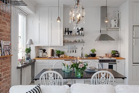 This venue features a balcony and a kitchen. Gothenburg-Studio-Apartment_7 | iDesignArch | Interior Design, Architecture & Interior ...