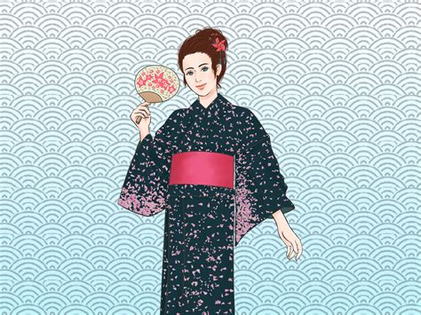 How To Wear A Yukata 12 Steps With Pictures Wikihow