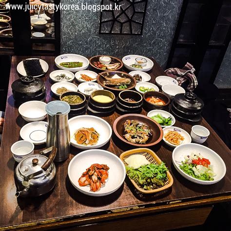 Juicytastykorea Eattraditional 5hanjeongsikkorean Table Dhote한정식