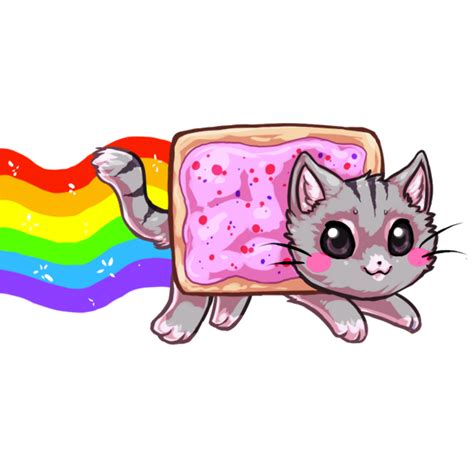 Nyan Cat Kawaii Bread Cute Pink