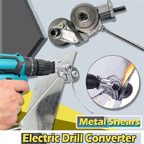 Electric Drill Plate Cutter Double Headed Metal Sheet Cutter Sharp