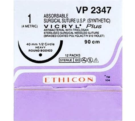 Vp 2347 Ethicon Vicryl Absorbable Surgical Suture For Hospital