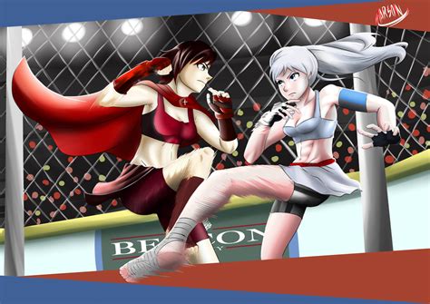 Commission Mma Ruby Vs Weiss By Arsonicartz On Deviantart